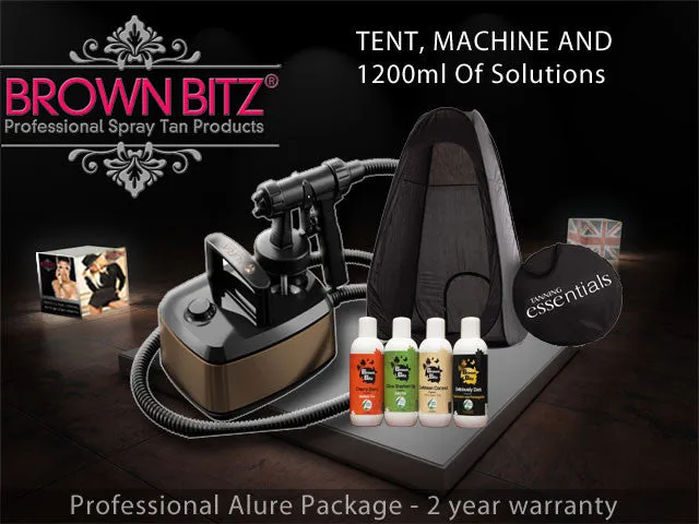 Allure Best Spray tan Machine, Aura, spraytan Tanning Package