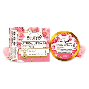 atulya Rose Natural Lip Balm with Bees Wax & Honey 5 Gm (Add 2 Products in the Cart & Get 1 Free Product Use Code: B1G1)