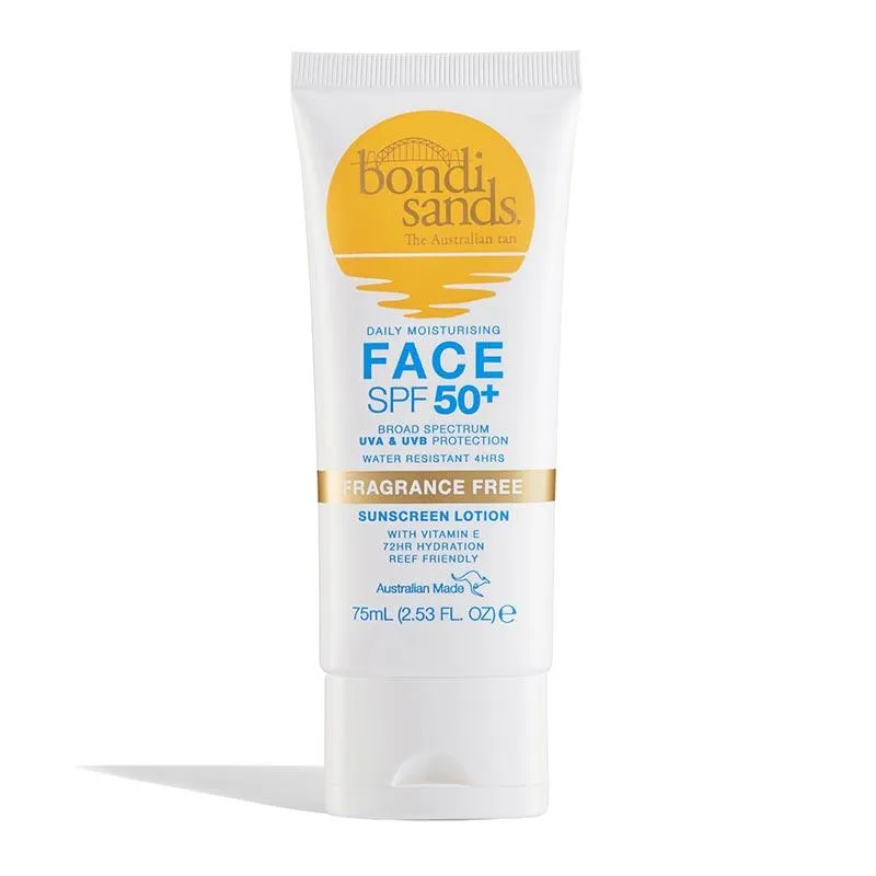 Bondi Sands SPF 50  Face Sunscreen Fragrance Free