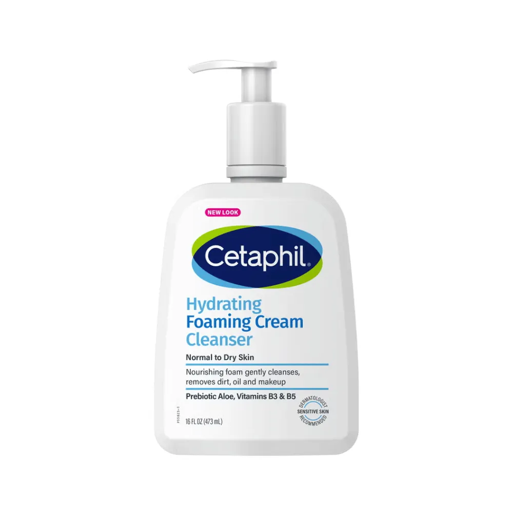 Cetaphil Hydrating Foaming Cream Cleanser 473ml