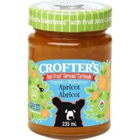 Crofter's Food Ltd - Org Just Fruit Apricot Spread - 235 mL