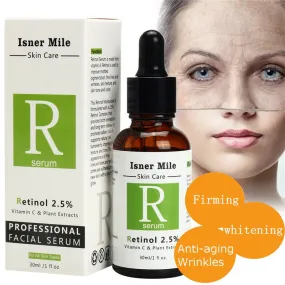 Face Facial Serum Vitamin C Retinol 2.5% Serum Firming Repair Skin Anti Wrinkle Anti Acne Anti Aging Serum lifting Skin Care