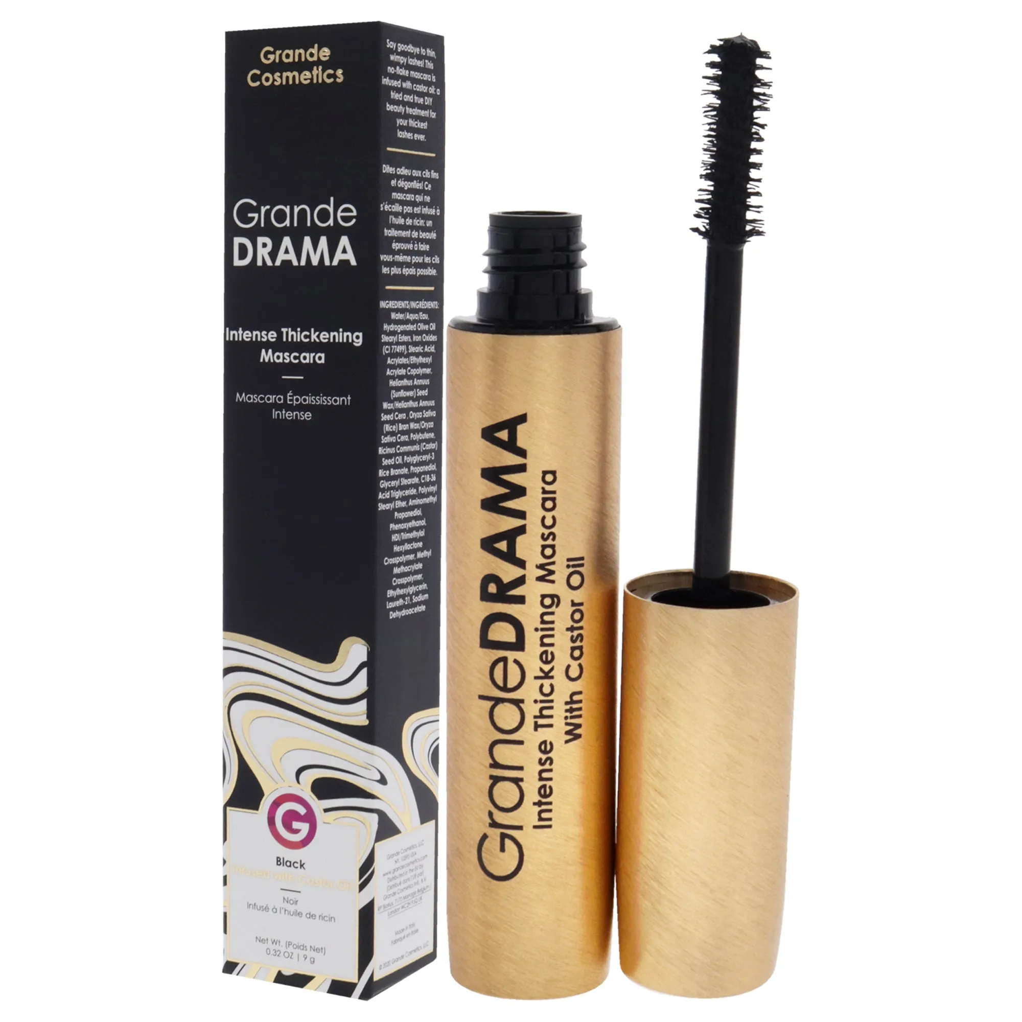 GrandeDRAMA Intense Thickening Mascara - Black