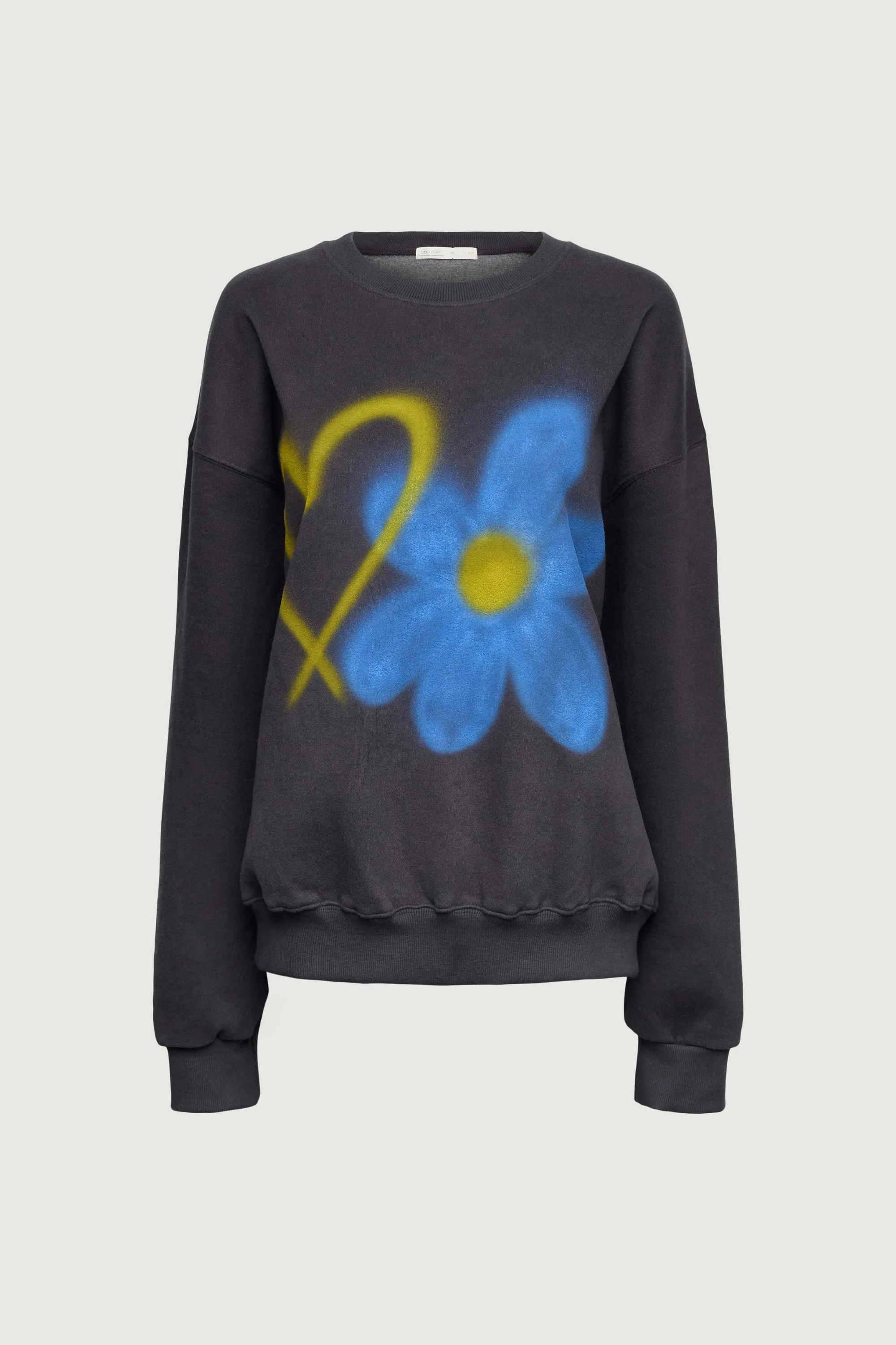 HEART AND FLOWER SPRAY PAINT EFFECT TOP