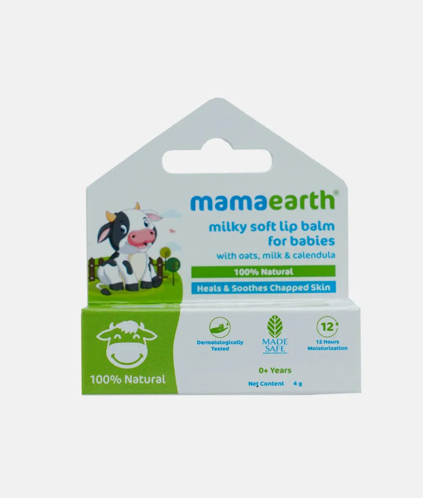 MAMAEARTH - Milky Soft Lip Balm for Babies - 4g