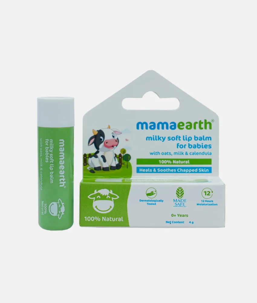 MAMAEARTH - Milky Soft Lip Balm for Babies - 4g