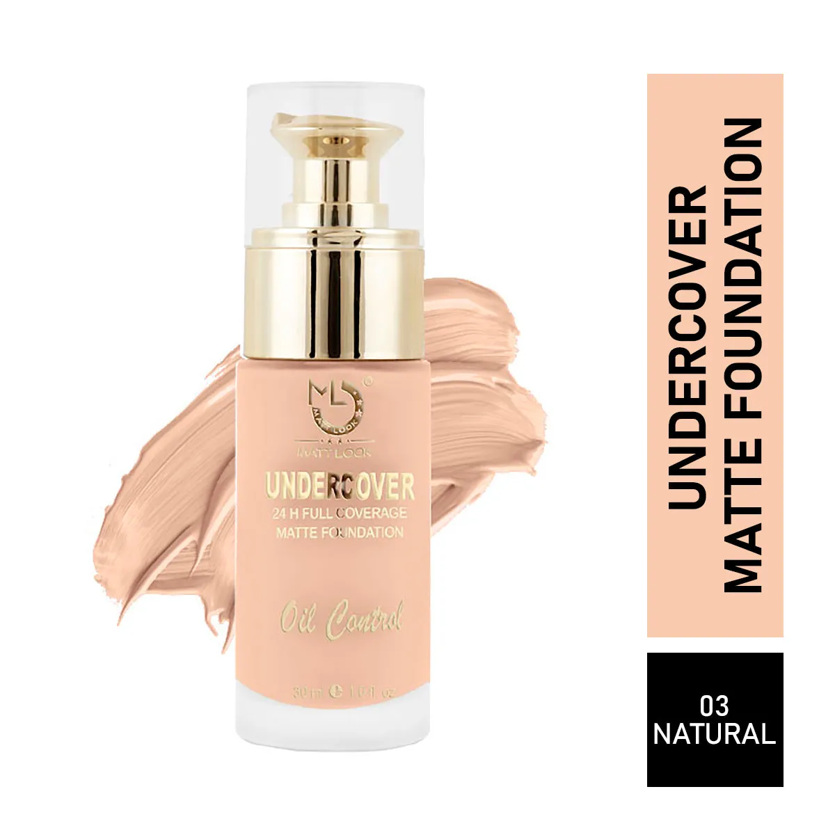 Mattlook Undercover Foundation With Light Weight Formula