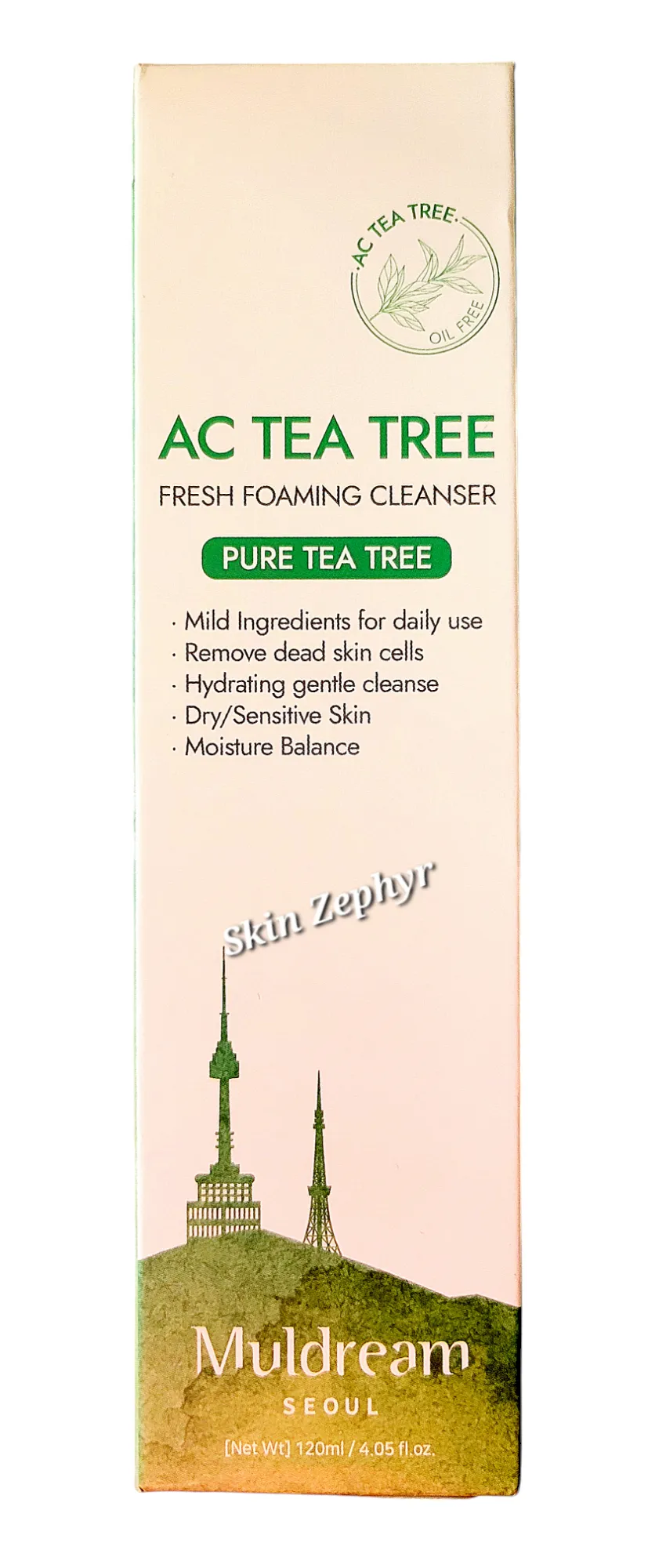 Muldream AC Tea Tree Fresh Foaming Cleanser