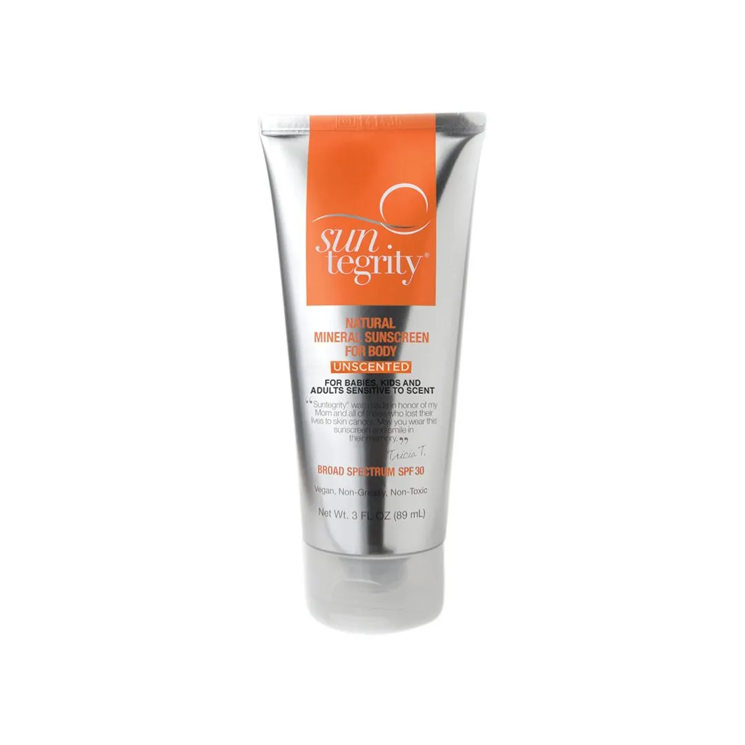 Natural Mineral Sunscreen SPF 30 Unscented Body