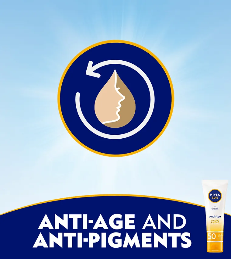 Nivea Sun Face Cream UV Anti-Age Sunscreen SPF50 - 50ml