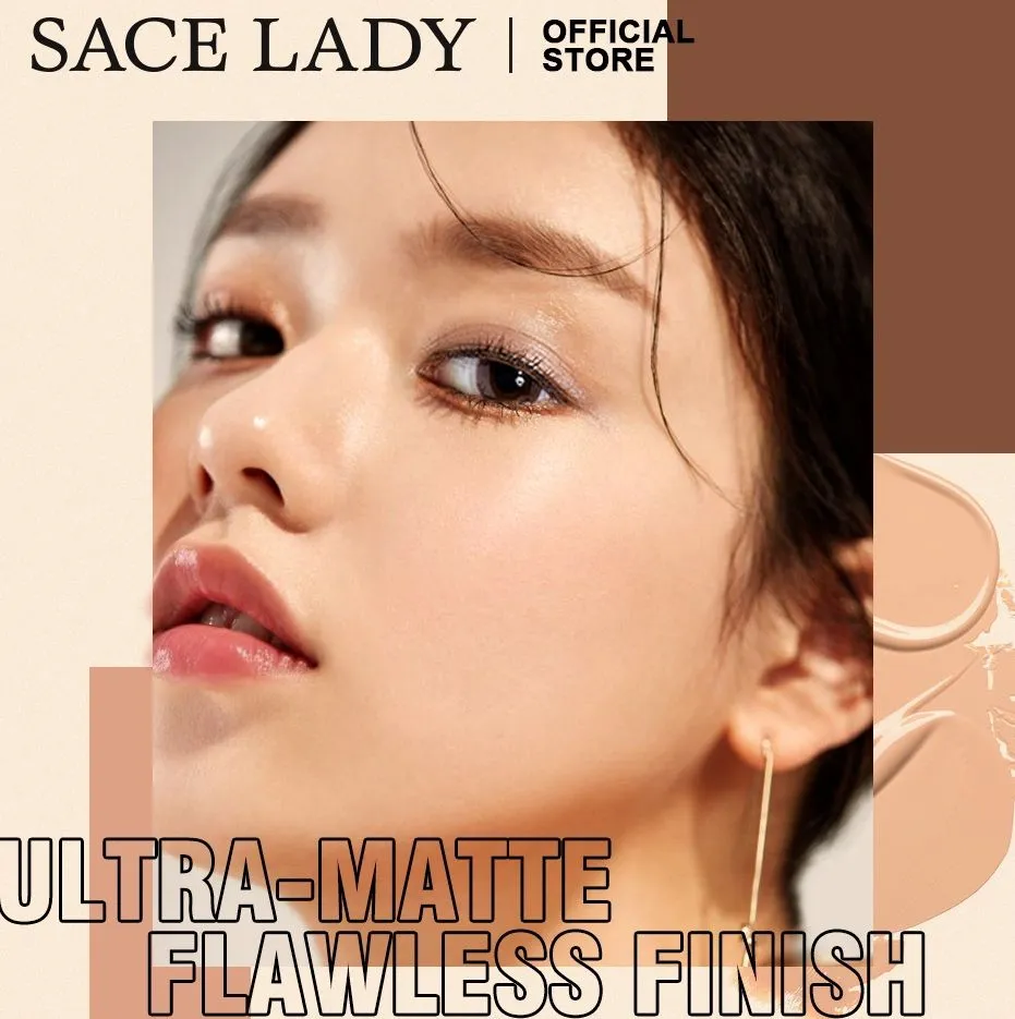 SACE LADY Matte Liquid Foundation – Waterproof, Long-Wear, Poreless Finish