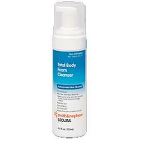 Secura Total Body Foam Cleanser, 4.5 oz. Dispenser