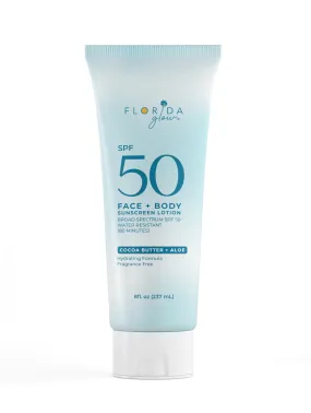 SPF 50 Face   Body Sunscreen Lotion by Florida Glow