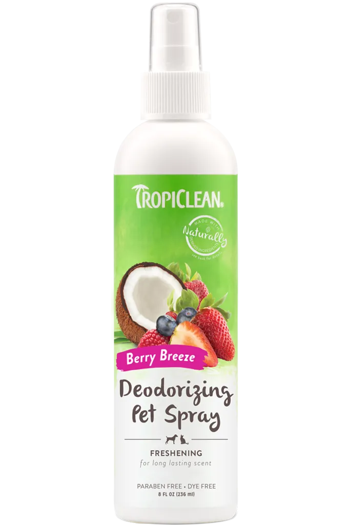 Tropiclean Berry Breeze Deodorizing Pet Spray