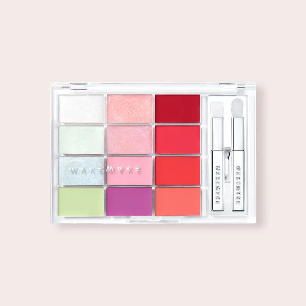 WAKEMAKE Soft Coloring Lip Palette 12g